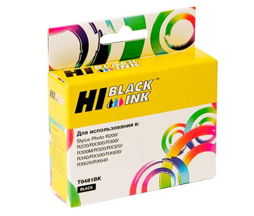 Картридж-пленки картридж hi-black (hb-t0481) для epson stylus photo r200/r300/rx500/rx600, bk