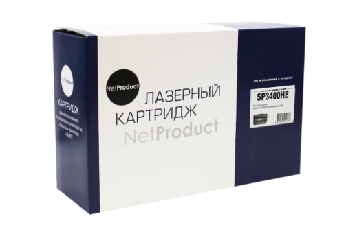 Картриджи лазерные совместимые картридж netproduct (n-sp3400he) для ricoh aficio sp 3400n/3410dn/3400sf/3410sf, 5k