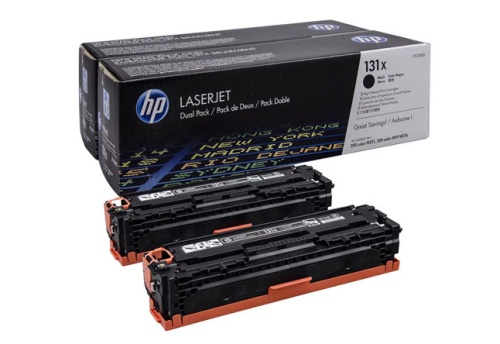 Картриджи лазерные оригинальные картридж 131x для hp lj pro 200 m251/mfpm276, 2,4k (o) черный cf210xd