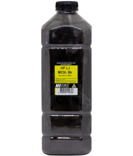 Упаковка тонер hi-black для hp lj m236, bk, 1 кг, канистра