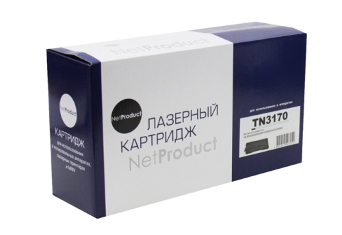 Тонер-картриджи тонер-картридж netproduct (n-tn-3170) для brother hl-5240/5250dn/5270dn, универальный, 7k