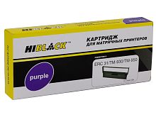 Картриджи матричные картридж hi-black для epson erc-31/tm-950, purple, 10м, уценка