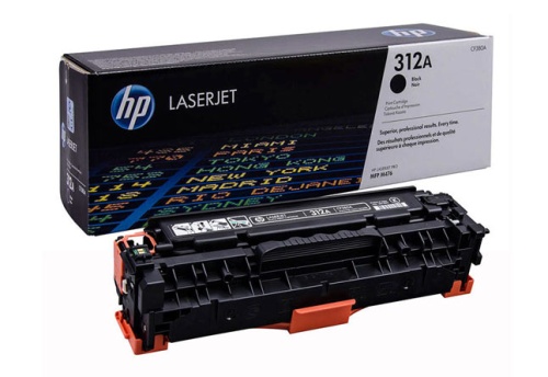 Картриджи лазерные оригинальные картридж hp clj pro mfp m476dn/dw/nw (o) №312a, cf380a, bk, 2,4к