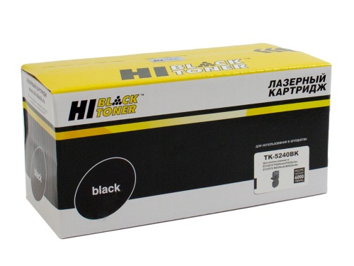 Тонер-картриджи тонер-картридж hi-black (hb-tk-5240bk) для kyocera p5026cdn/m5526cdn, bk, 4k