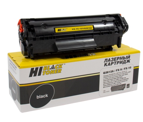 Картриджи лазерные совместимые картридж hi-black (hb-fx-10/9/q2612a) для canon i-sensys mf-4018/4120/4140/4150/4270, 2k