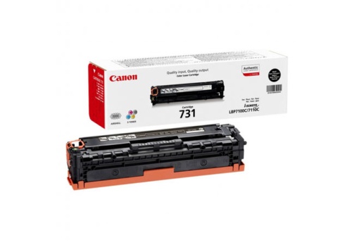 Картриджи лазерные оригинальные картридж canon lbp7110 (o) 731, bk, 6272b002, 1,4k