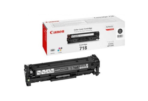 Картриджи лазерные оригинальные картридж 718 canon lbp7200/mf8330/8350, 3,4к (o)  2662b002, bk
