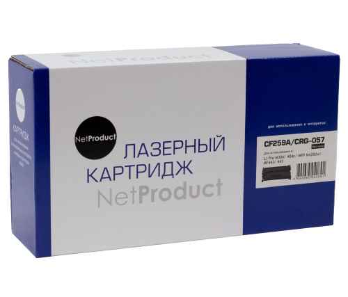 Картриджи лазерные совместимые картридж netproduct (n-cf259a/057) для hp lj pro m304/404n/mfp m428dw/mf443/445, 3k (без чипа)