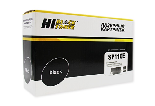 Картриджи лазерные совместимые картридж hi-black (hb-sp110e) для ricoh aficio sp 110q/110sq/sp111/111su/111sf, 2k
