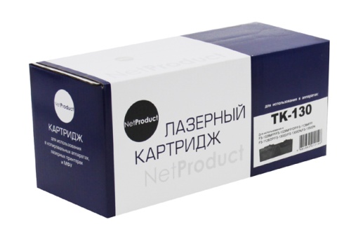 Тонер-картриджи тонер-картридж netproduct (n-tk-130) для kyocera fs-1028mfp/dp/1300d, 7,2k