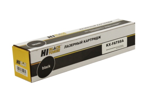 Тонер-картриджи тонер-картридж hi-black (hb-kx-fat88a) для panasonic kx-fl401/402/403/flc411/412/413, 2k