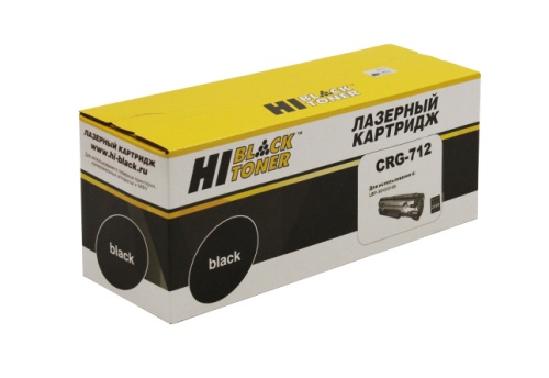 Картриджи лазерные совместимые картридж hi-black (hb-№712) для canon lbp-3010/3100, 2k