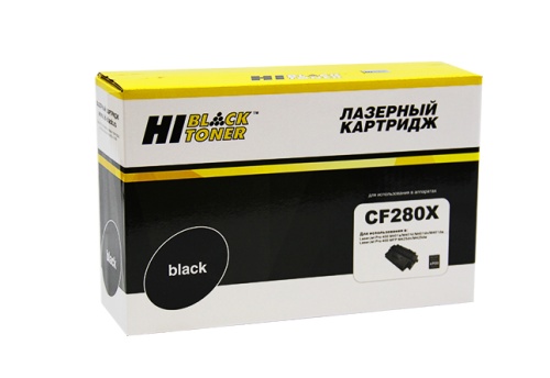 Картриджи лазерные совместимые картридж hi-black (hb-cf280x) для hp lj pro 400 m401/pro 400 mfp m425, 6,9k