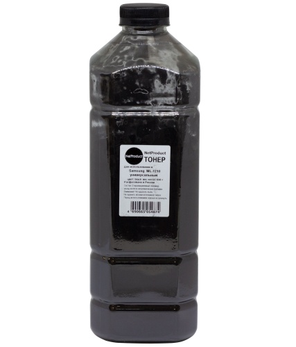 Упаковка тонер netproduct универсальный для samsung ml-1210, bk, 650 г, канистра