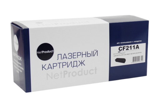 Картриджи лазерные совместимые картридж netproduct (n-cf211a) для hp clj pro 200 m251/mfpm276, №131a, c, 1,8k