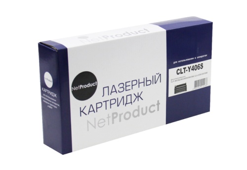 Тонер-картриджи тонер-картридж netproduct (n-clt-y406s) для samsung clp-360/365/368/clx-3300/3305, y, 1k