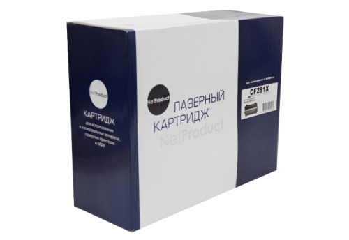 Картриджи лазерные совместимые картридж netproduct (n-cf281x) для hp lj enterprise m630z/630h/630dn, 25k