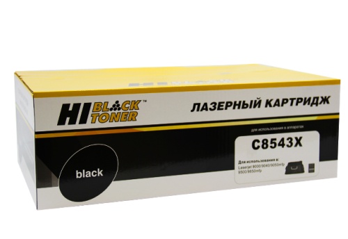 Картриджи лазерные совместимые картридж hi-black (hb-c8543x) для hp lj 9000/9000mfp/9040n/9040mfp/9050, 30k