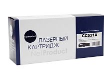 Картриджи лазерные совместимые картридж netproduct (n-cc531a/ce411/cf381/718) для hp clj cp2025/cm2320/canon lbp7200, c, 2,8k