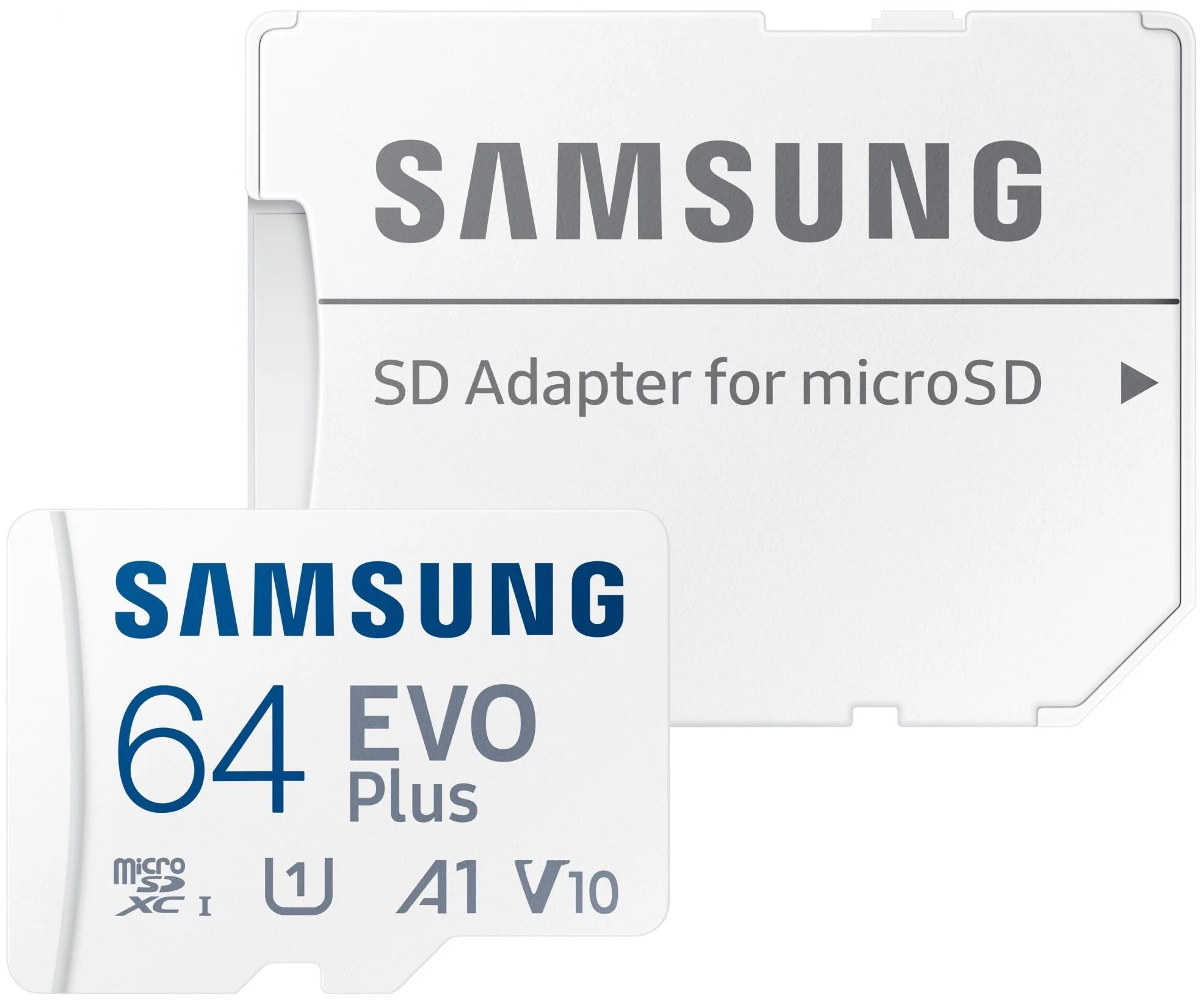 Карта памяти Samsung EVO Plus microSDXC 64 ГБ