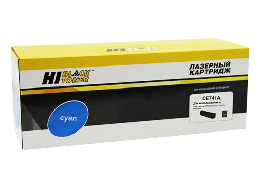 Картриджи лазерные совместимые картридж hi-black (hb-ce741a) для hp clj cp5220/5225/5225n/5225dn, c, 7,3k