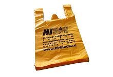 Фотобарабаны, Узлы фотобарабанов пакет-майка hi-black, пнд, цвет-желтый, 380x600 мм (в упаковке 100 шт.)