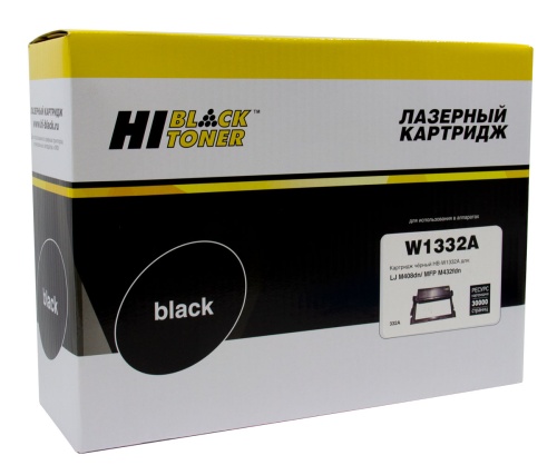 Чернила драм-юнит hi-black (hb-w1332a) для hp laser 408/432, 30k