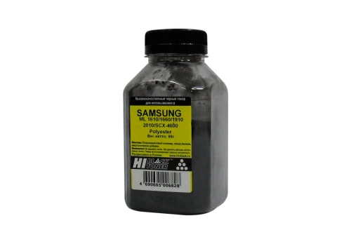Упаковка тонер hi-black для samsung ml-1610/1660/1910/2010/scx-4600, polyester, bk, 85 г, банка