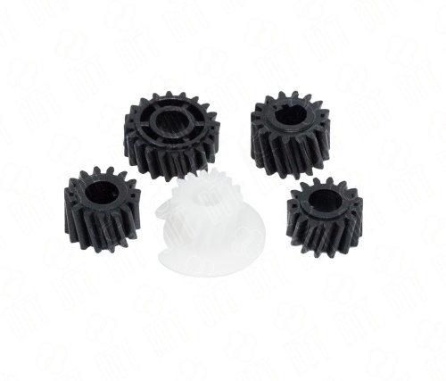 Шестерни комплект шестерен блока проявки совм. для ricoh aficio 1515, 5шт/компл