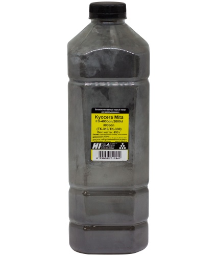 Упаковка тонер hi-black для kyocera fs-4000dn/2000d/3900dn (tk-310/tk-330), bk, 450 г, канистра
