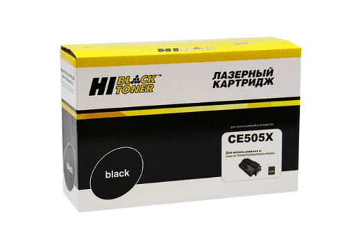 Картриджи лазерные совместимые картридж hi-black (hb-ce505x) для hp lj p2055/p2050/canon №719h, 6,5k