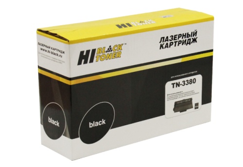 Картриджи лазерные совместимые тонер-картридж hi-black (hb-tn-3380) для brother hl-5440d/5450dn/dcp-8150dn, 8k