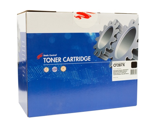 Картриджи лазерные совместимые картридж static control (cf287x) для hp lj m506dn/m506x/m527dn/m527f/m527c, 18k