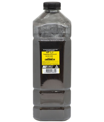 Упаковка тонер hi-black универсальный для hp lj 1010/1200, тип 2.6, bk, 1 кг, канистра
