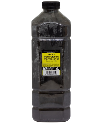 Упаковка тонер hi-black для hp lj p4014/p4015/p4515, polyester m, bk, 500 г, канистра