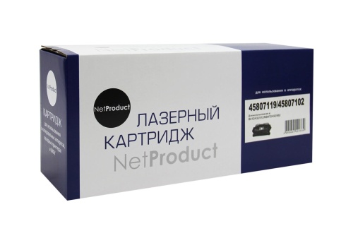 Тонер-картриджи тонер-картридж netproduct (n-45807119/45807102) для oki b412/432/512/mb472/492/562, 3k