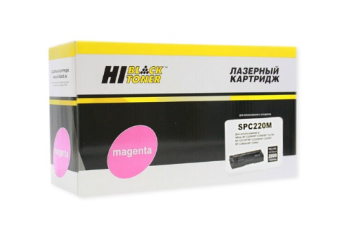 Картриджи лазерные совместимые картридж hi-black (hb-spc220m) для ricoh aficio spc220dn/c221dn/c222sf/c240dn, m, 2k